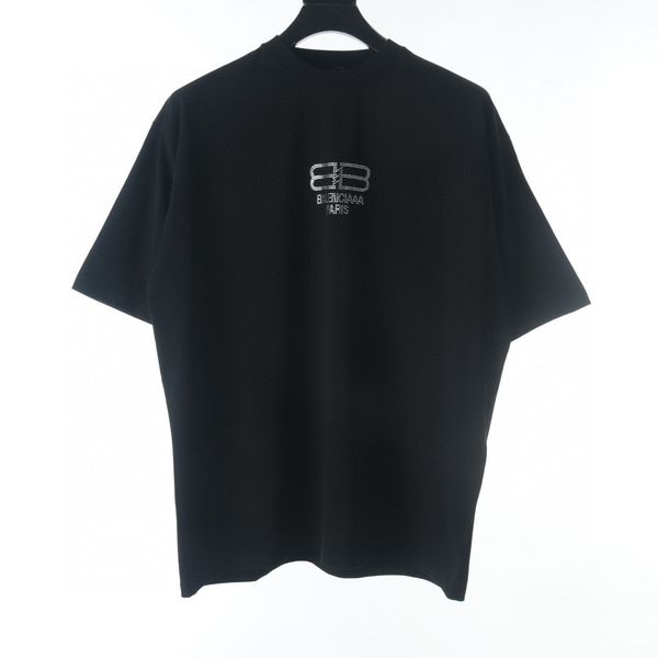 

men's plus tees & polos round neck embroidered and printed polar style summer wear with street pure cotton enn, Black;brown
