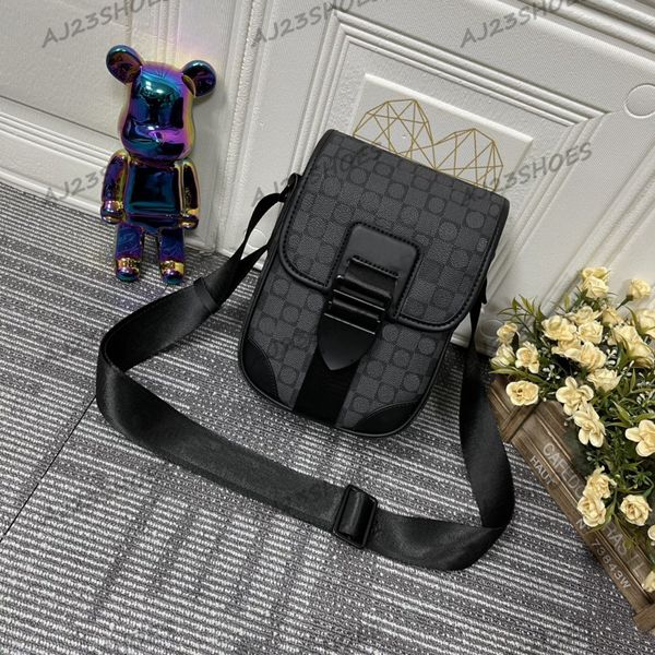 

archy postman bags monograms macassar canvas leather flap bags m46442 fashion casual print phone crossbody purses luxurys designers handbag