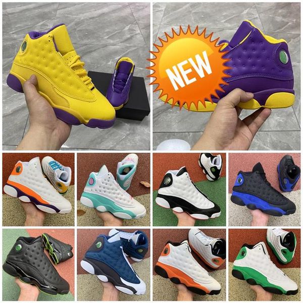 

new jumpman 13 13s flint basketball shoes 11 11s mens womens lucky green soar playground lakers sports sneakers trainers size 3647174v