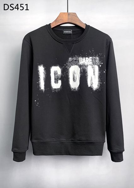 

dsq phantom turtle brand hoodie mens designer hoodies italy fashion sweatshirts autumn winter print man hoody male 100% cotton 2376, Black