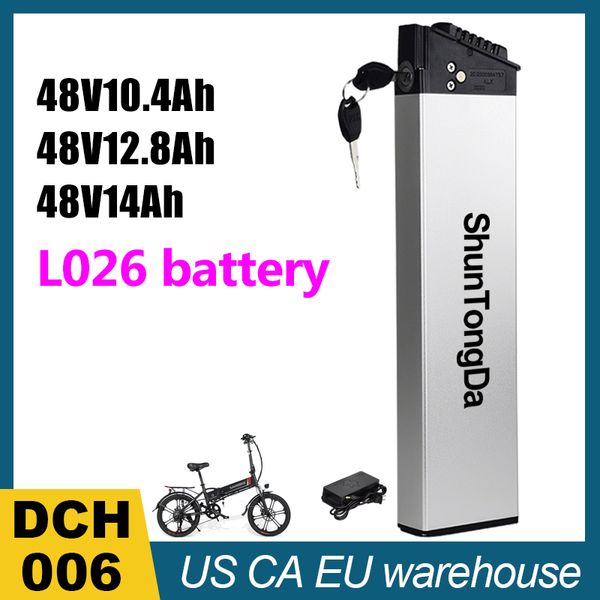 

48v folding ebike battery 10.4ah 12.8ah 14ah dch006 48v foldable electric bike batteries for lo26 20lvxd zhengbu ebike batteries