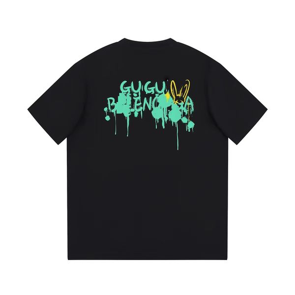 

fashion men's t-shirts famous designer t-shirts with hip-hop short sleeves for men and women. 002, White;black