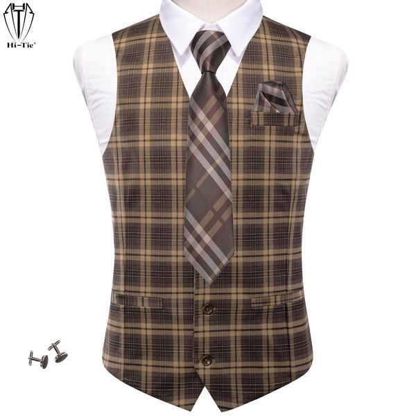 

mens vests hitie viscose mens vest with necktie jacquard solid plain striped waistcoat jacket hanky cufflinks wedding business s to xxxl 230, Black;white
