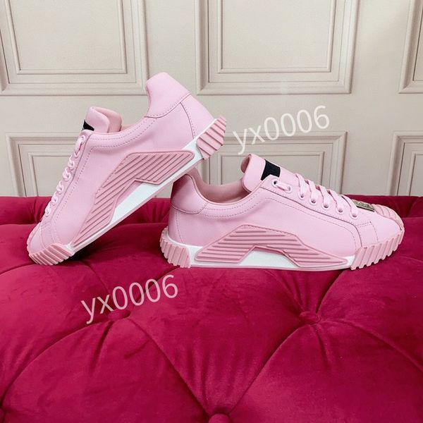 

2023new calfskin shoes reflective sneakers vintage suede leather trainers fashion stylist shoes leisure shoe platform lace-up print sneaker, Black