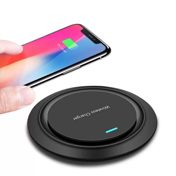 

15w qi wireless charger for ip x xs xr 8 plus fast charging for samsung s8 s9 note 9 usb phone charger pad with retail box