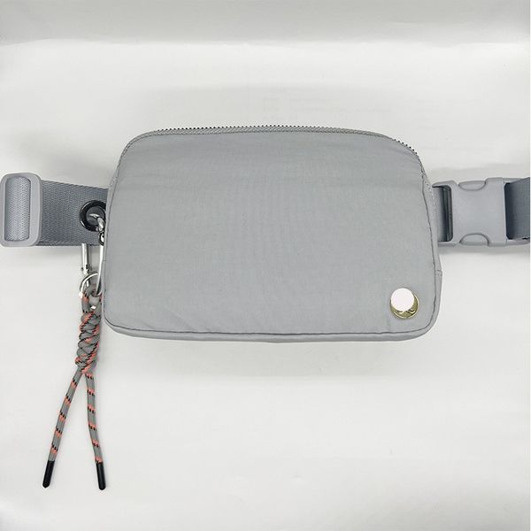 

women yoga bag 1l everywhere belt bag outdoor sport yoga waist bag girls men gym elastic adjustable strap zipper fanny lu-lu pack with climb