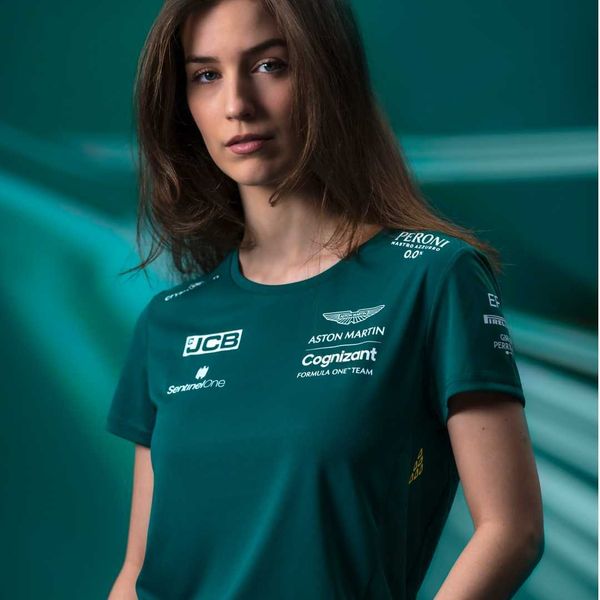 

men's fashion t shirt oversized 23 new f1 formula one racing team aston martin aramco cognizant alonso uniform suit women men tees z9q8, White;black