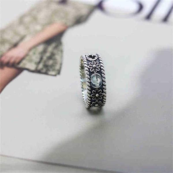 

ring trend simple silver ring hollowed out seiko selling high-quality couple ring