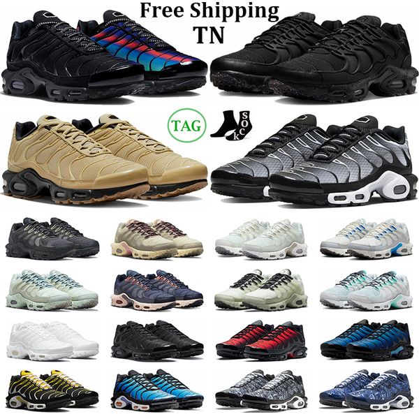 

2023 terrascape tn plus running shoes men women tn 3 triple black white unity sky blue wild prints gold bullet neon mens trainers outdoor sn