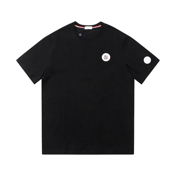 

t-shirt pure cotton summer men's casual simple printing style short sleeve hgod, White;black