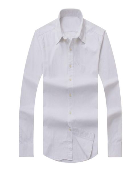 

2017 new fall men039s long sleeve shirt cotton shirt men039s polo casual solid regular fit men039s shirts fashion 6197962, White;black