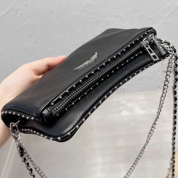 

briefcases evening bags popular womens bag handbag wings diamond-ironing zadig et voltaire rivets sheepskin leather messenger crossbody hand