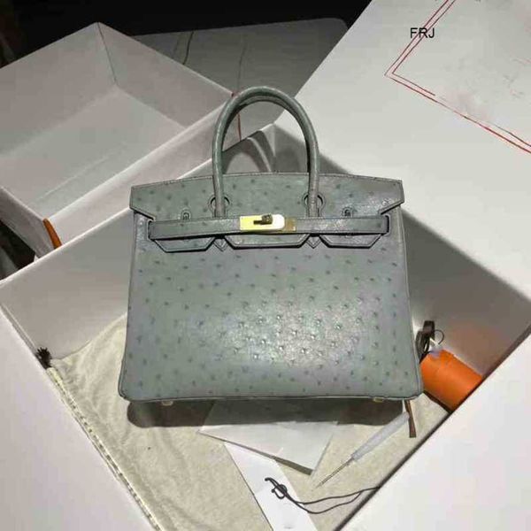 

birkins designer bags handbags h h premium linen blue ostrich leather 3025mini small portable togo litchi pattern have frj