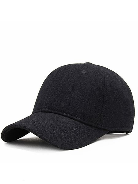 

ball caps dad winter warm fleece lining fitted felt baseball cap man outdoors leisure wool big size hat 56-60cm 60-65cm 230314, Blue;gray