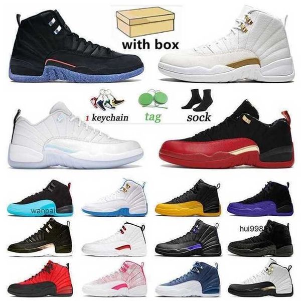 

2023 basketball jumpman xii low easter ovo mens shoes twist super bowl utility grind fiba flu game men women dark concord gym sports evvnqsm, Black