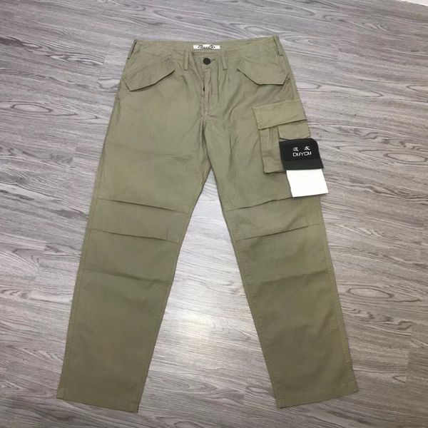 

duyou men's pants brand designers pants metal nylon pocket embroidered badge casual trousers thin reflective pants size m-2xl 0073, Black