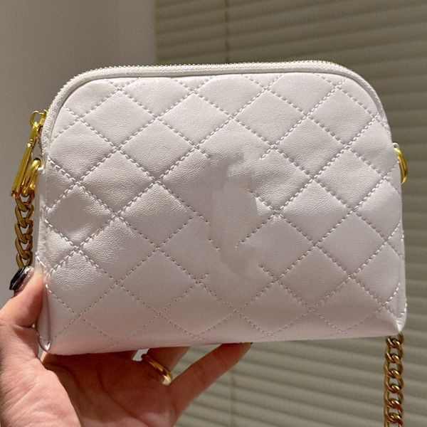 

luxurys shell bag women handbag purses designer bag shoulder bag classic letters totes crossbody with gift box white and black size:19cm