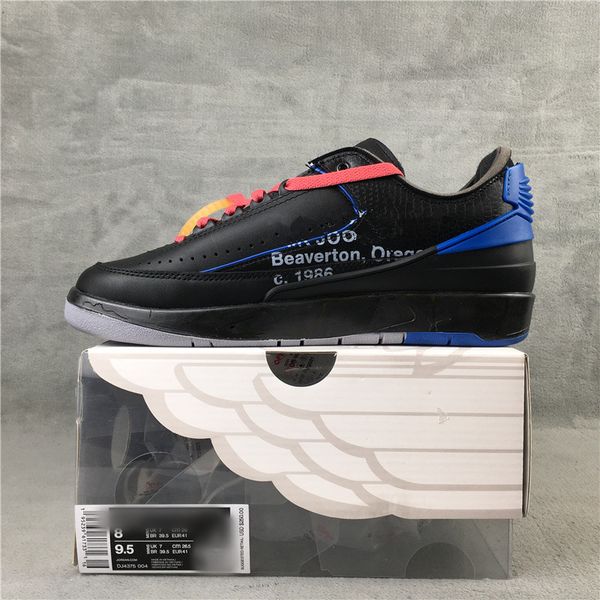 

new release basketball shoes mens jumpman 2 low black blue backboard high og men women outdoor sneakers trainers ship with shoebox