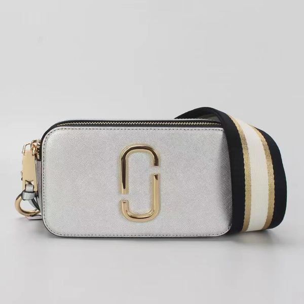 

europe and america evening bags new cross grain cowhide camera bag small square bag single shoulder cross body wide shoulder strap fashion a