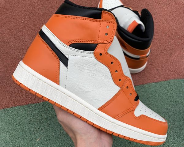 

jumpman 1 high og basketball shoes 1s reverse shattered backboard men women sail black starfish sneakers trainers with box