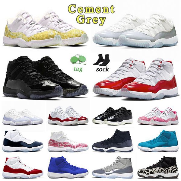 

jumpman 11 cherry low cement grey basketball shoes 11s trainers mens womens high cool grey red and white jubillee 25th anniversary cap and g