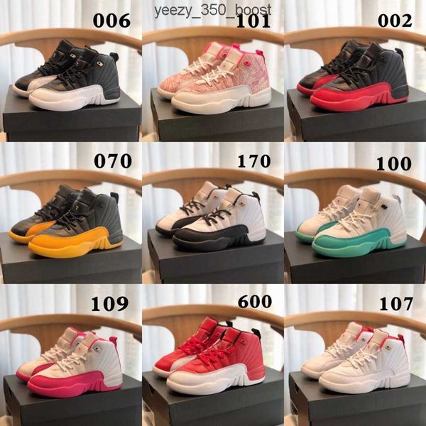 

kids shoes basketball jumpman 12s game black deadly pink gym red 12 sneakers athletic outdoor runner trainers shoe x8hv# yn8b