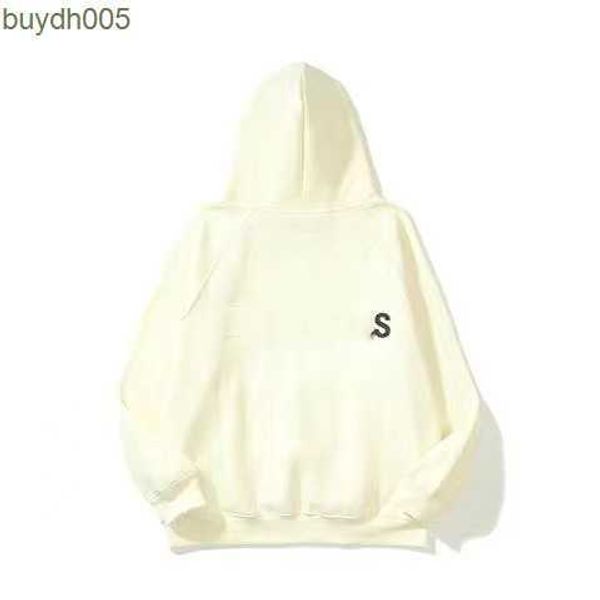 

g2mj 2023 hoodie hoodies sweatshirt high street brand essent three-dimensional silicone logo men's and women's fashion street wear, Black