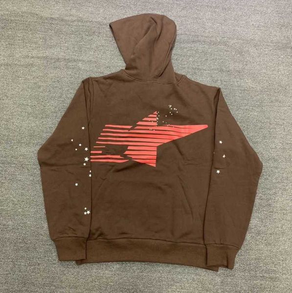 

23ss designer spider 555 pullover sp5der young thug hoodies spider hoodie senior classic leisure multicolor autumn winter men hooded printin, Black