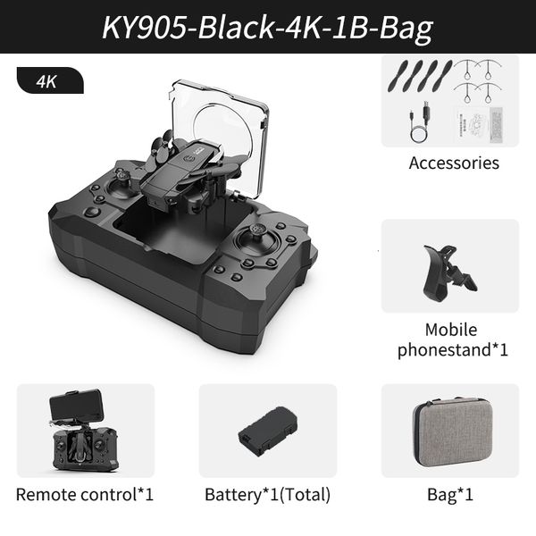 black 4k 1b bag