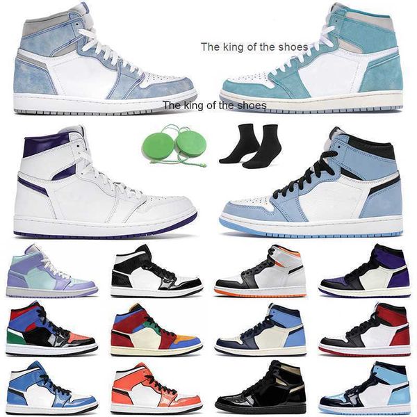 

2023 og2023 og excellent retro excellent retro men women basketball shoes 1s court purple bred toe blue hyper royal bloodline mocha obsidian, Black