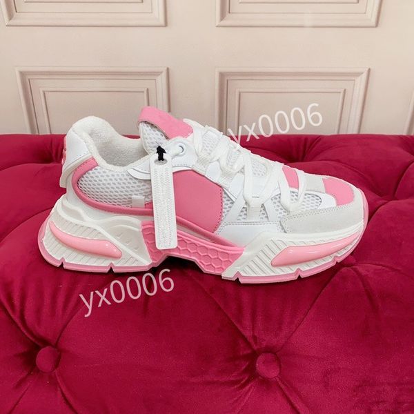 

suede leather trainers fashion stylist shoes leisure shoe platform lace-up print sneaker ship within2023, Black