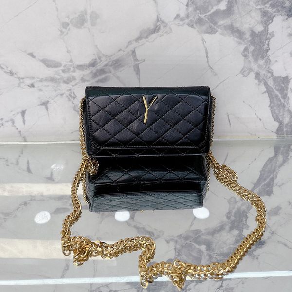 

womens envelope messenger quilted vaintge bags gold metal hardware chain crossbody shoulder handbags luxury designer cosmetic case vanity wa