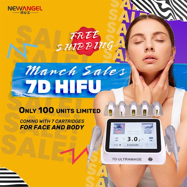 

wholesale price clinic use facial anti-wrinkle hifu 7d 12 lines 7 catridges hifu machine for face and body lifting slimming tightening