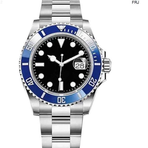 

designer rolax watches mens mechanical automatic 40mm fashion business wristwatch montre de lu frj, Slivery;black