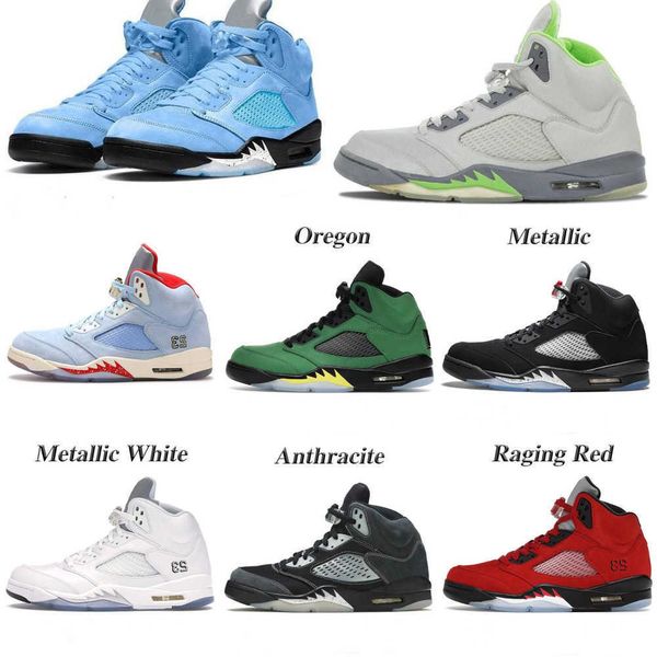 

jumpman 5 retro basketball shoes men aqua unc 5s green bean dark concord racer blue raging bull red suede jade horizon sail what the easter, Black