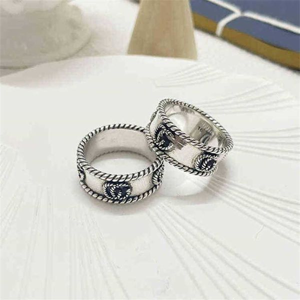 

ring ancient silver twist trendsetter lovers couple on the ring version 03 factory direct sales 70% off