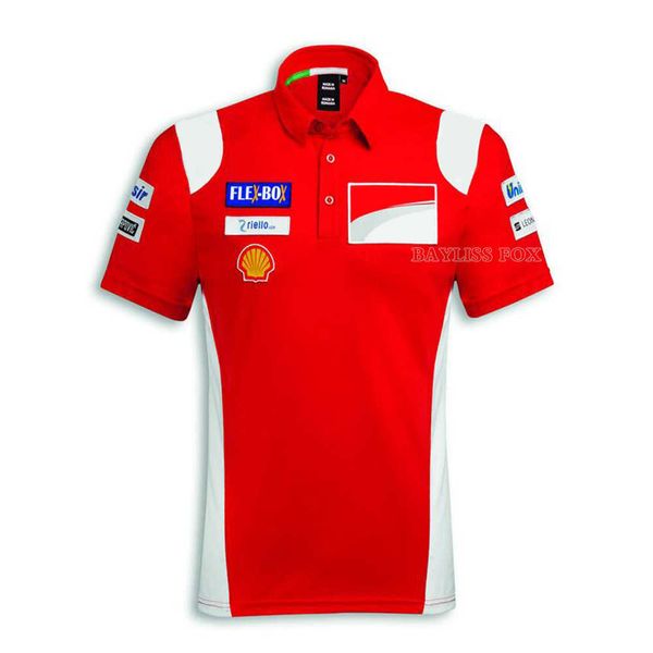 

men's polo shirt 23 new f1 formula one racing team for ducati corse moto superbike motorcycle sports summer breathable do not fade mmwd, White;black