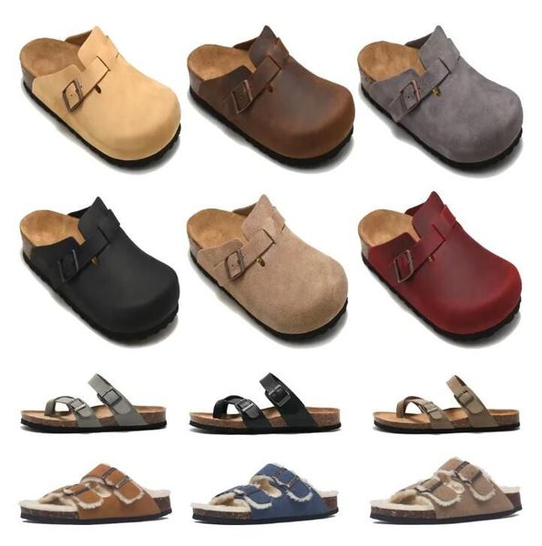 

2023 new birks designer men women sandals arizona gizeh slippers caliente verano flip flops hombres mujeres beach sliders outdoor indoor woo, Black