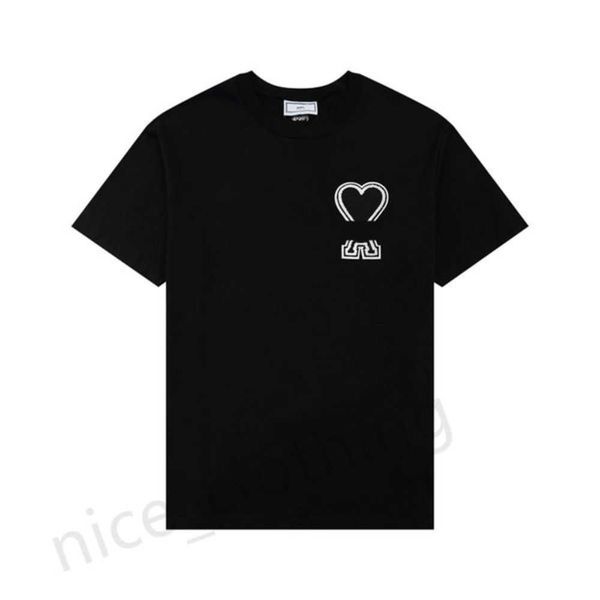 

23new men's t-shirts mens designer amis t shirt womens korea fashion tees luxury brand short sleeves summer lovers clothing s-xl 9dj2, White;black