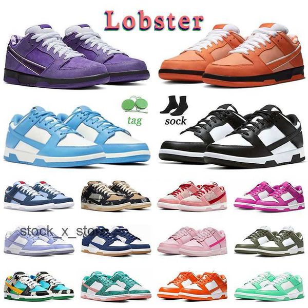 

dunks panda low shoes designer mens womens dunkes triple pink paisley unc blue sneakers 2023 new purple orange green lobsters la dodger