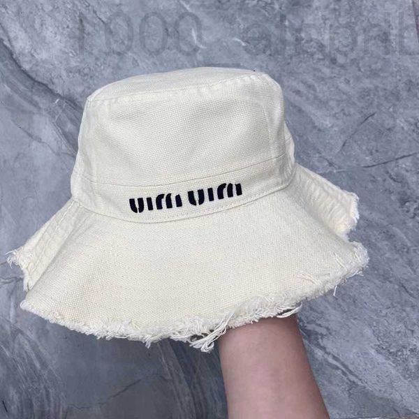

wide brim hats & bucket designer new sun hat 2022 summer jacquemu le bob artichaut women beanie skull caps vcr1, Blue;gray