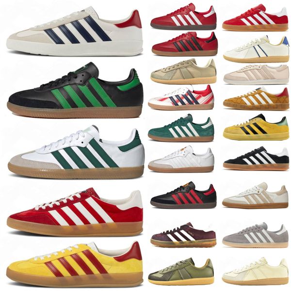 

original og vegan gazelle casual designer shoes mens womens classic pink velvet black white gum wales bonner cream green plate-forme sneaker