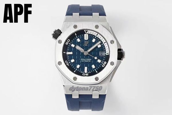 

apf watch 42x14.2mm 15720 calibre 4308 automatic mechanical movement 316l fine steel case mens watches wristwatches, Slivery;golden