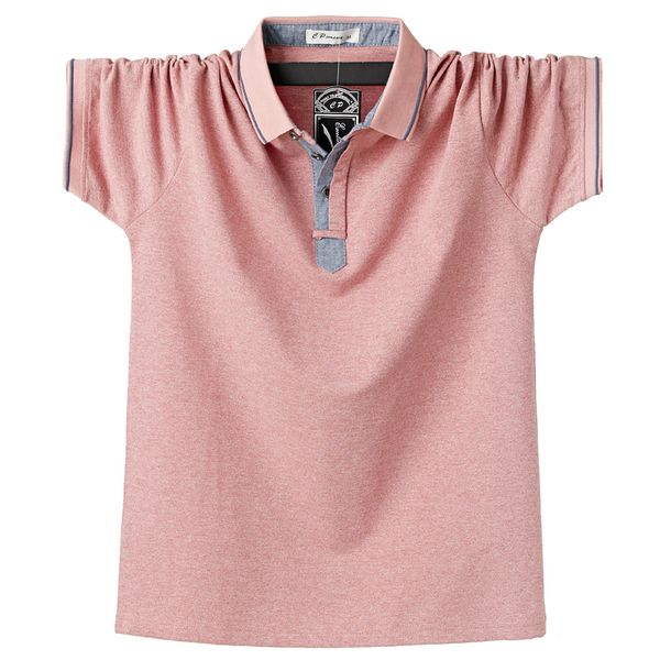 

men's polos purple men polo shirt business office men camisa masculina cotton badge polo shirt plus size 6xl summer casual tee shirts 2, White;black