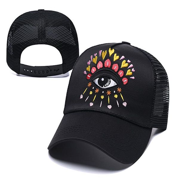 

new designer hats mens womens eye embroidery caps luxury summer mesh casquette fashion hip hop hat cap197u, Blue;gray