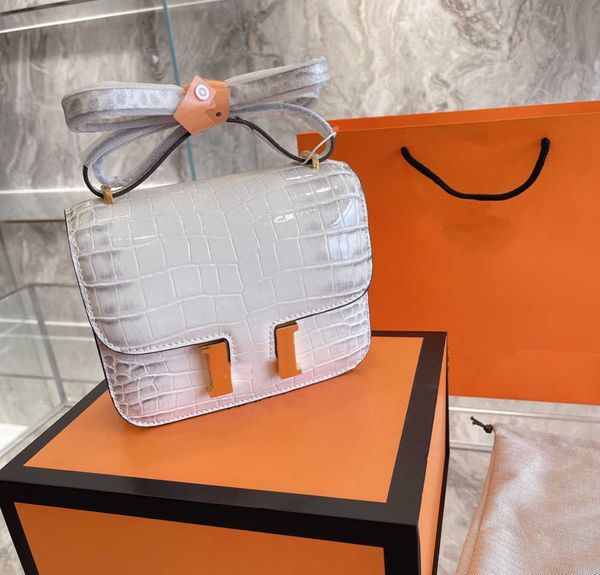 

evening bags crocodile print classic h bag fashion designer women bag straw tote luxury one shoulder bag tote leather dust bag crossbody bag