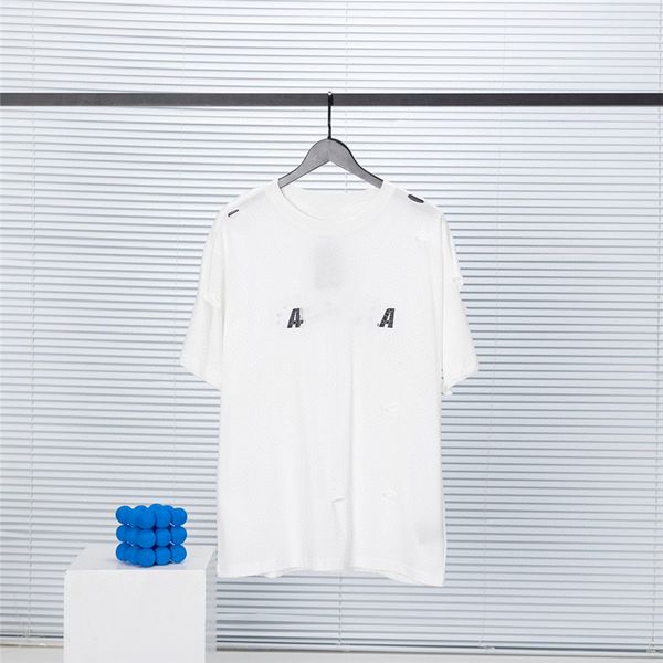 

fashion men's t-shirt luxury design2023 balencaigaity men's t-shirts retro decoration cotton soft anti-wrinkle letter printing cas, White;black