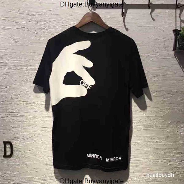 

men's t shirts coat coat off t shirts offs white irregular arrow summer finger loose casual short sleeve t shirt for men and women prin, White;black