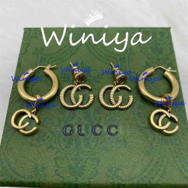 

earrings new letters simple tassel earrings geometric personality fashion earrings factory direct sales 70% off, Golden