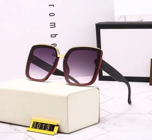 

2023 large frame new fashion sunglasses women's street ssunglasses men's and women's travel polarized glasses configuration, White;black